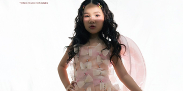 FIRST FACE ALICE HÀ ANH CHIẾM TRỌN SPOTLIGHT TRONG BST “THE RADIANT PETALS” CỦA NTK TRINH CHÂU